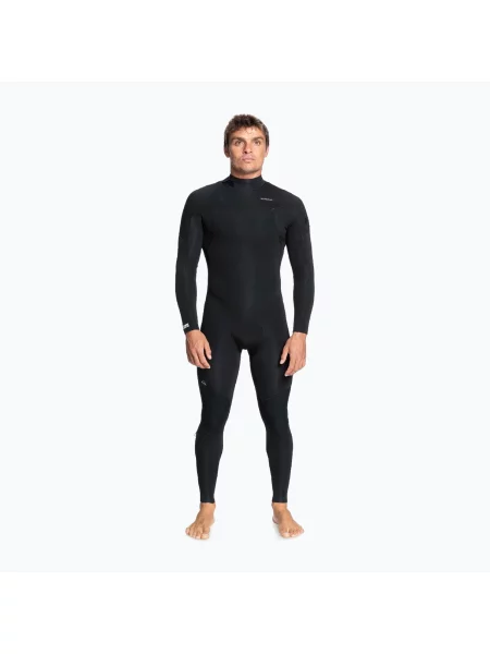 Costum de înot pentru bărbați Quiksilver Everyday Sessions mm Back Zip black negru