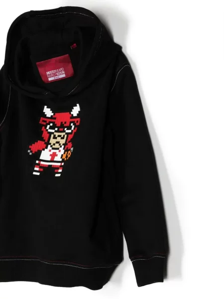 Bluza z kapturem dziecięca Mostly Heard Rarely Seen 8-bit czarna