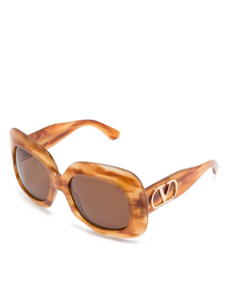 Слънчеви очила Valentino Garavani Eyewear кафяво