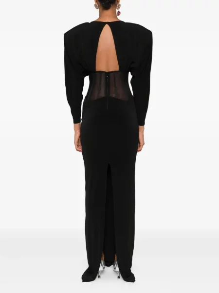 Rochie maxi Nissa de costum negru