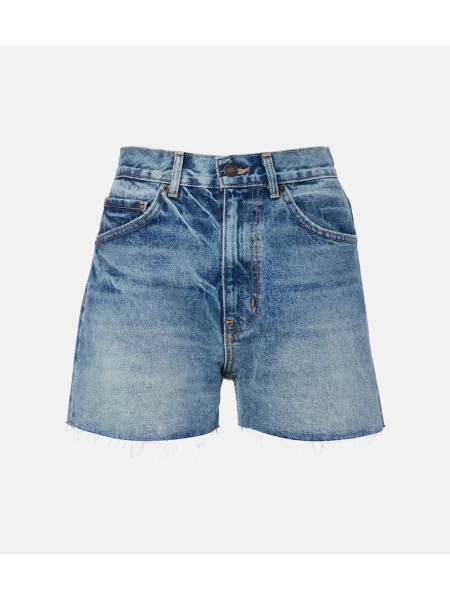 Pantaloni scurți din denim Nili Lotan albastru