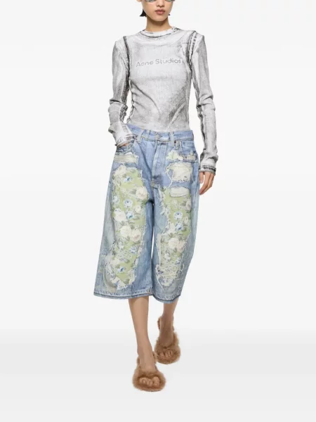 Top Acne Studios cu imagine alb