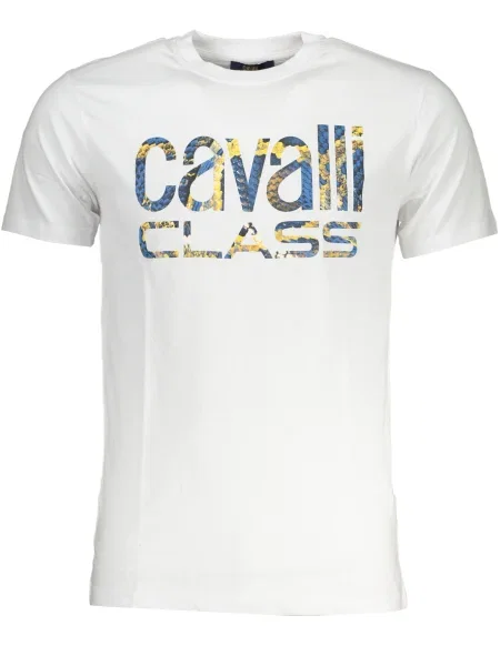 Tricou Cavalli Class alb