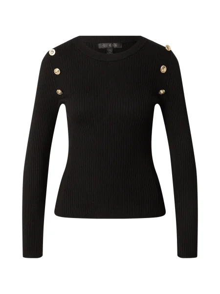 GUESS Pulover črna