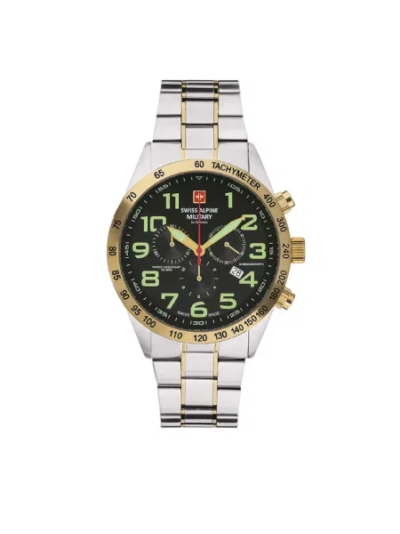 Ceas Swiss Alpine Military argintiu