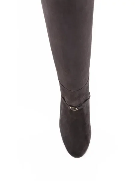 Botine Jennifer Chamandi cu cataramă cu bretele gri
