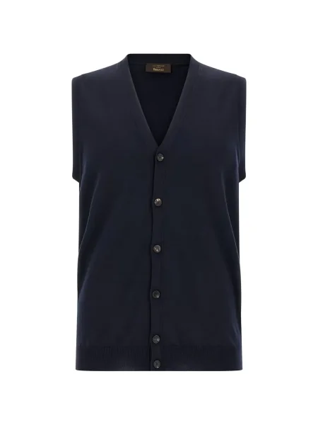 Vestă Slowear tricotate albastru