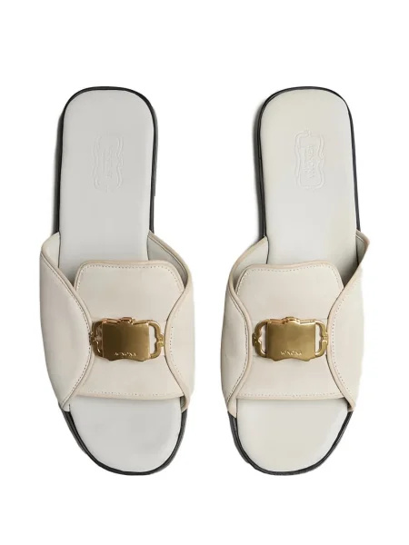 Велурени сандали Agnona с катарама