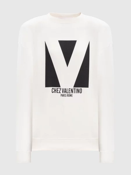 Свитшот Valentino с принтом белый