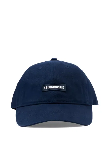 Czapka z daszkiem dziecięca Abercrombie Fitch niebieska