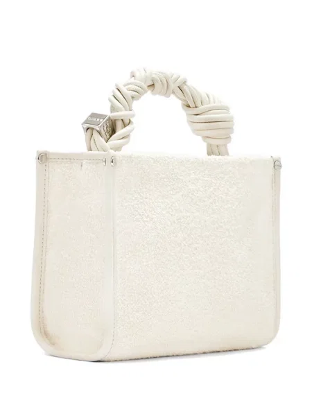 Geantă shopper Ganni din material terry