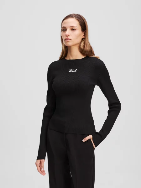 Karl Lagerfeld Tricou negru alb