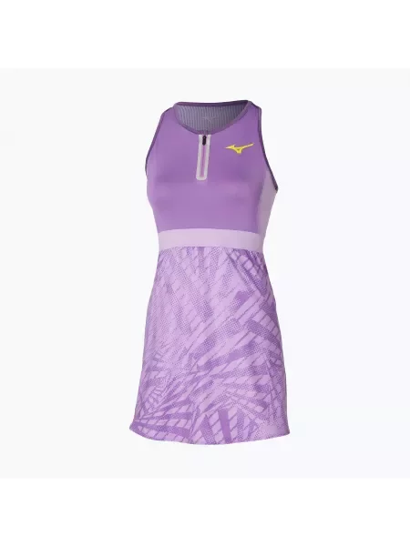 Sukienka tenisowa Mizuno Mugen Dress crocus petal fioletowa