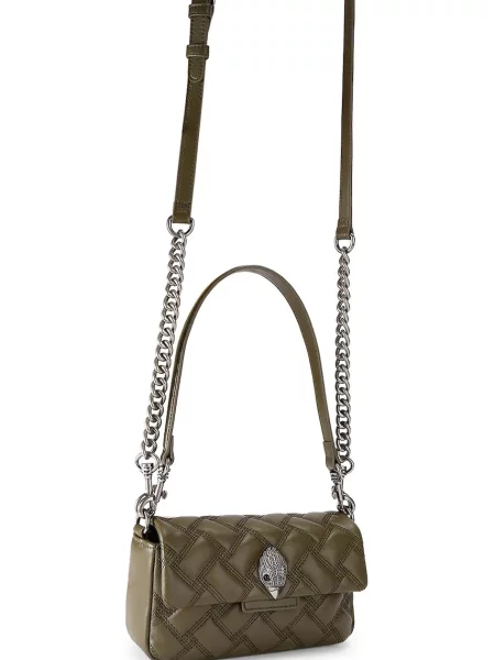 Kurt Geiger London crossbody kabelka dámska kožená zelená