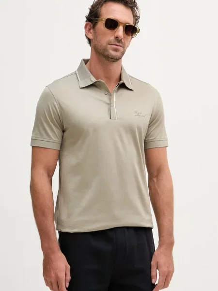 Karl Lagerfeld polo tričko pánske zelená