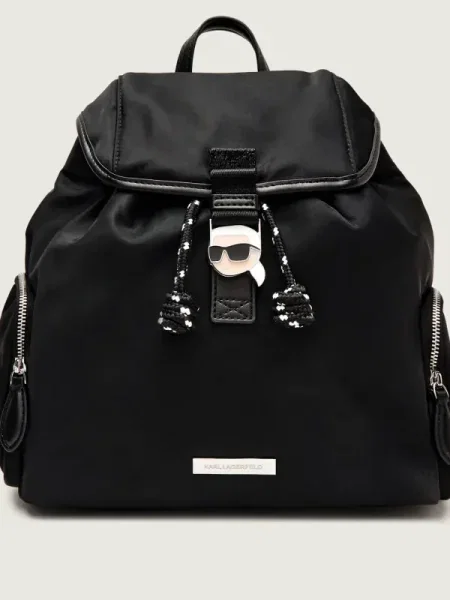 Karl Lagerfeld rucsac IKON mic uni negru