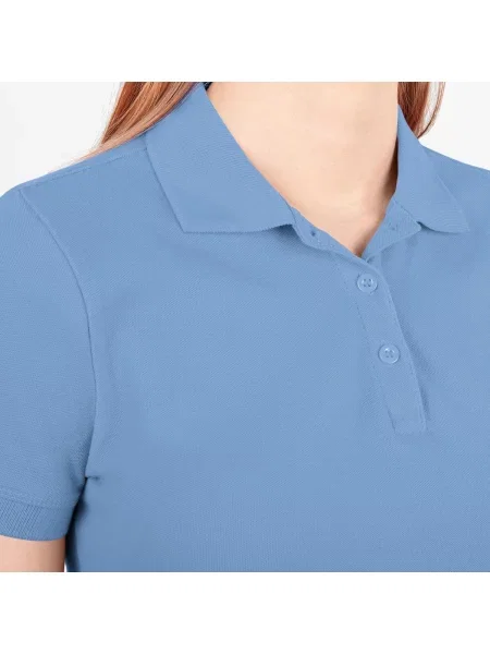 Koszulka polo Jako Organic niebieska