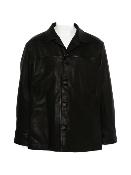 Δερμάτινο μπουφάν Comme Des Garçons Homme Plus μαύρο