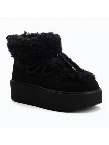 Ghete pentru femei INUIKII Teddy Platform black negru