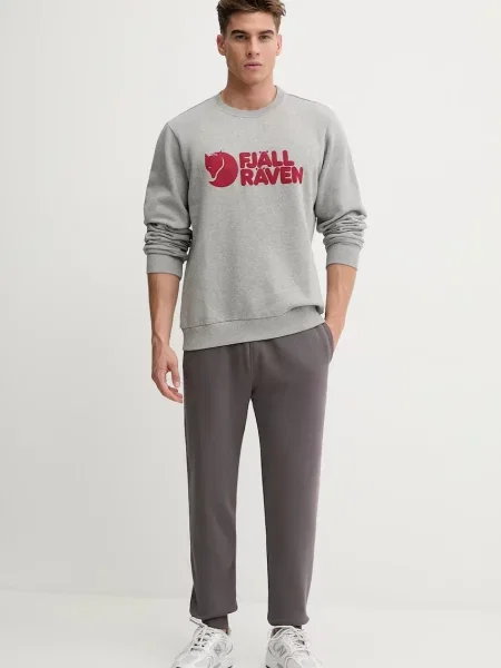 Fjallraven mikina pánska Fjällräven Logo sivá