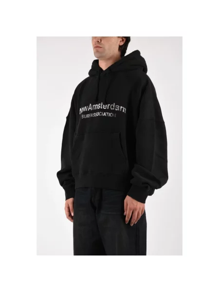 Bluza z kapturem New Amsterdam Surf Association z kapturem czarna