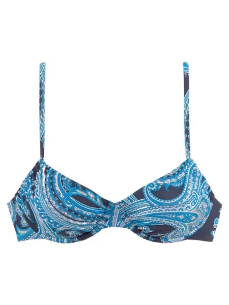 LASCANA Sutien costum de baie Boho bleumarin