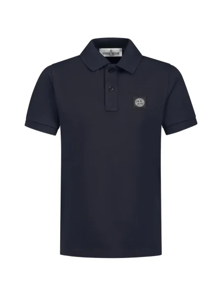 Koszulka polo dziecięca Stone Island niebieska