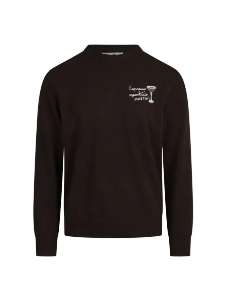 Sweter Mc2 Saint Barth wełniany czarny