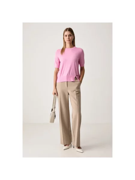 Liu Jo Collection bluzka z dzianiny z domieszką wełny Kobiety S różowy