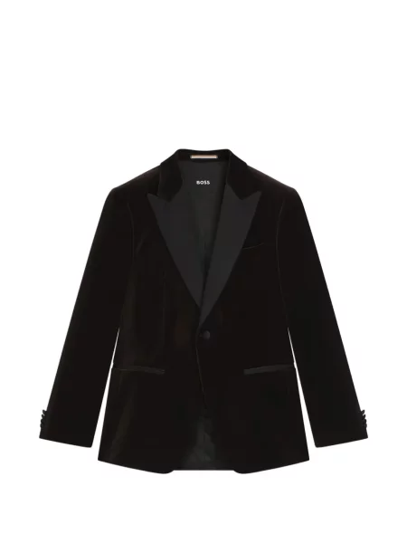 Costum Boss de catifea negru