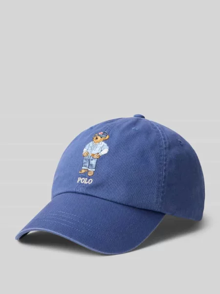 Polo Ralph Lauren czapka z daszkiem niebieska