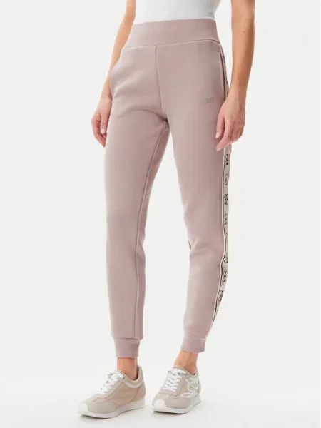 Guess Долнище анцуг бежов