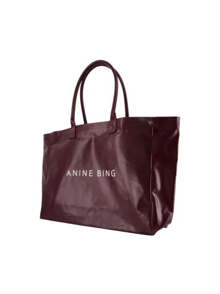Shopperka Anine Bing z logo czerwona