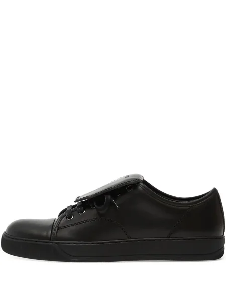 Sneakerși Lanvin din piele negru