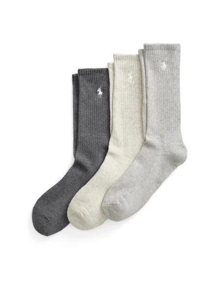 Polo Ralph Lauren șosete pentru bărbați pachet de 3 gri