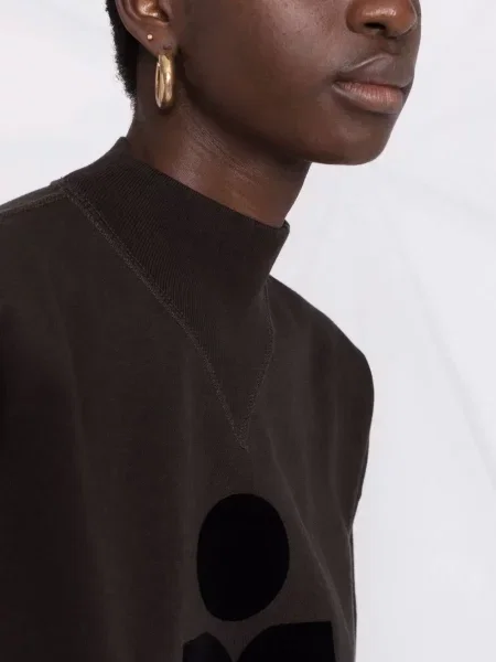 Bluza Isabel Marant Etoile z nadrukiem czarna