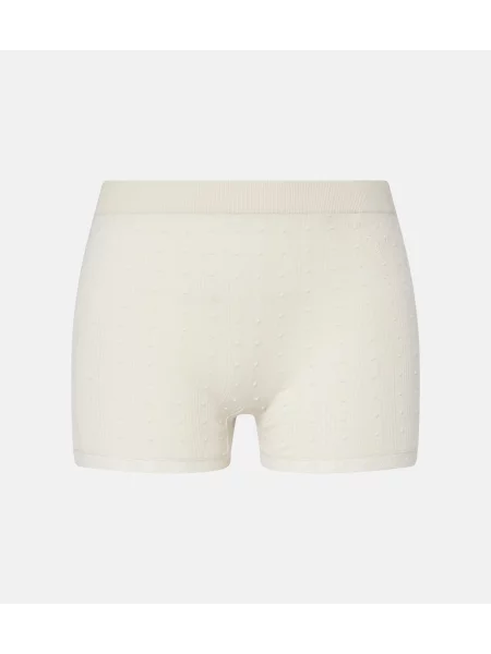 Pantaloni scurți Gucci de lână alb