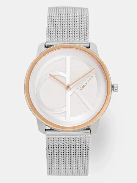 Calvin Klein Ceas analogic auriu / argintiu