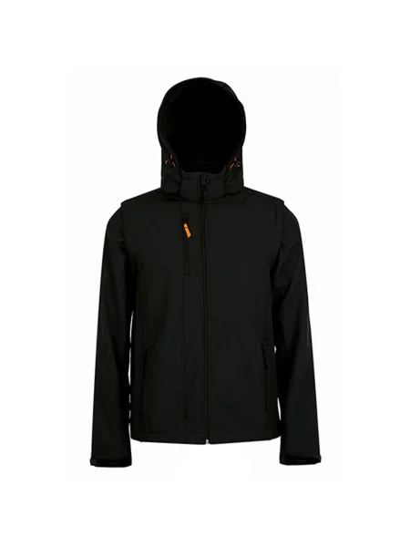 Kurtka Transformer Soft Shell Dla Dorosłych Unisex czarna