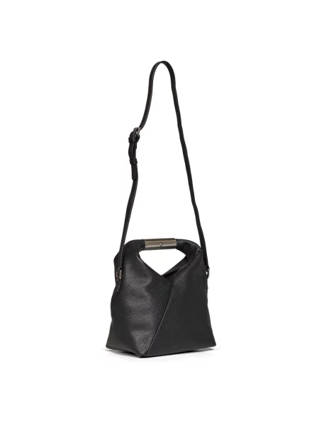 Maison Margiela torebka crossbody skórzana czarna
