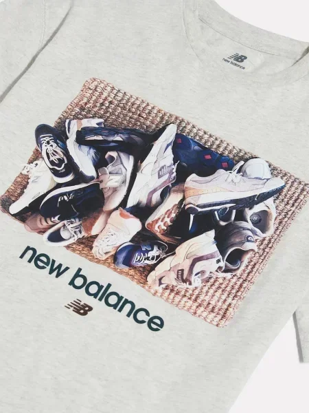New Balance тениска за деца от бяло