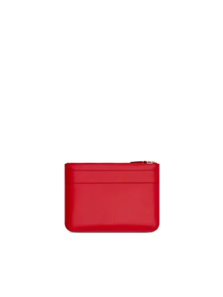 Portfel Comme Des Garcons skórzany czerwony