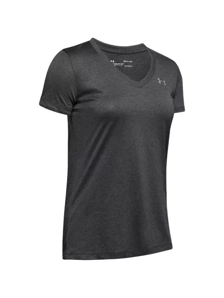 Scurt tricou Under Armour cu decolteu în V gri