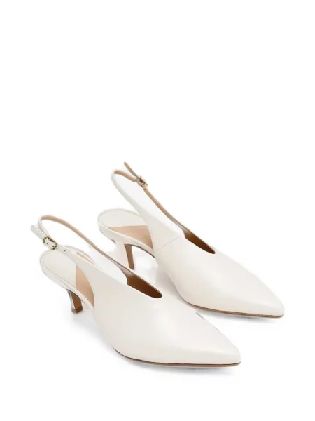 Pantofi cu toc Chloé slingback alb