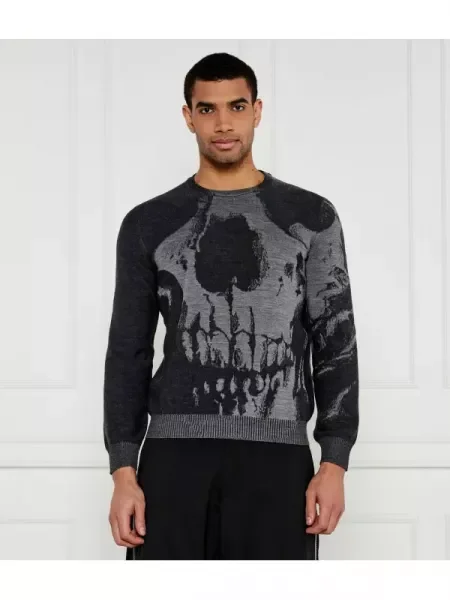 Alexander McQueen De lână pulover gri