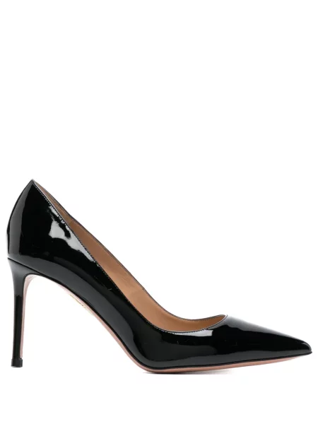 Pantofi cu toc Aquazzura din piele negru