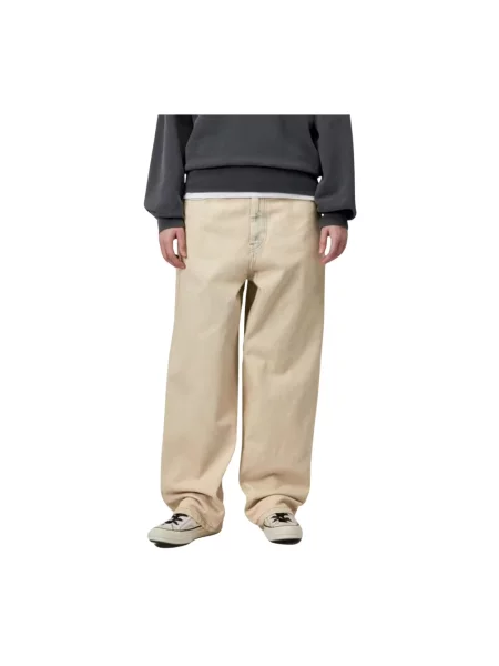 Jeansy Carhartt Wip beżowe