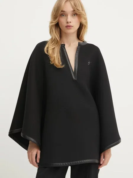 Karl Lagerfeld poncho negru
