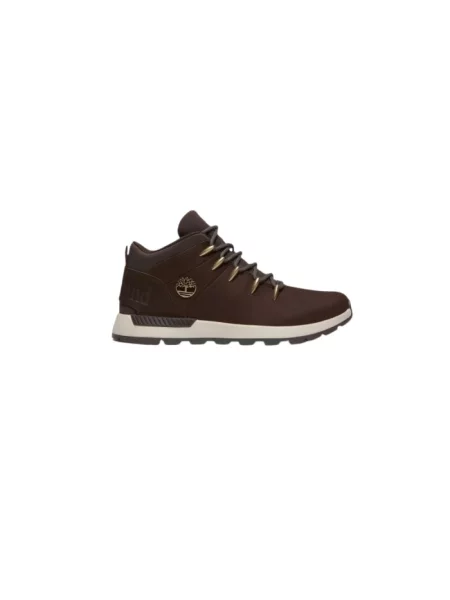 Botki Timberland sznurowane koronkowe brązowe
