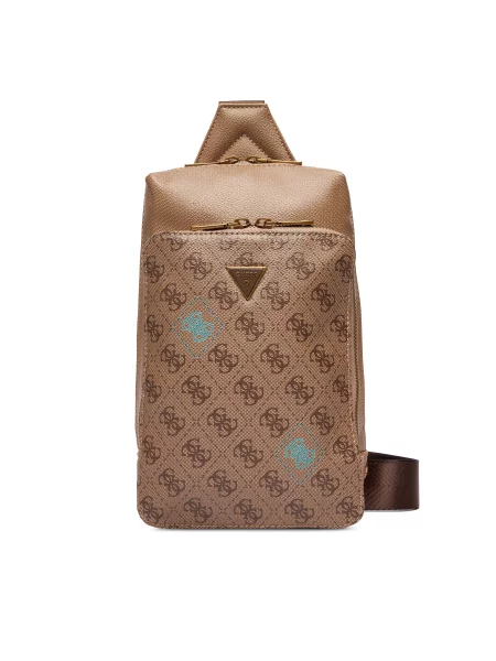 Плоска сумка Guess HMMICT бежевий